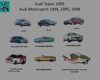 Audi IAA 1995 & Quattro STW Pins - A Must for Collectors!