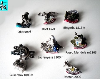 Get a piece of South Tyrol with these vintage hiking badges!