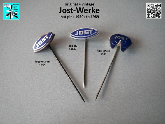 Vintage JOST pins: for collectors