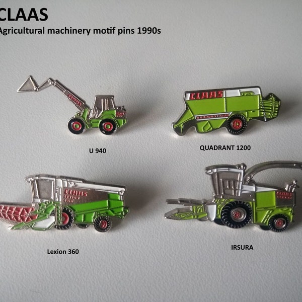 Claas Pins: Traktoren & Mähdrescher