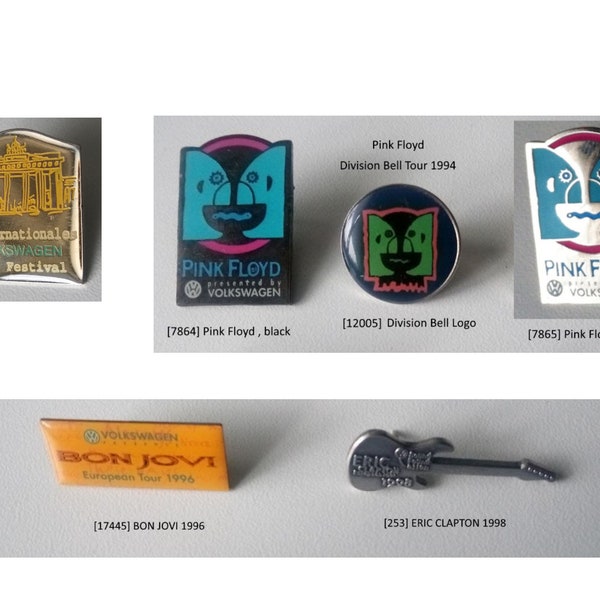 Fangen Sie an zu Rocken: Erstaunliche VW Sound Foundation Musik Pins von Pink Floyd, Bon Jovi und Eric Clapton!