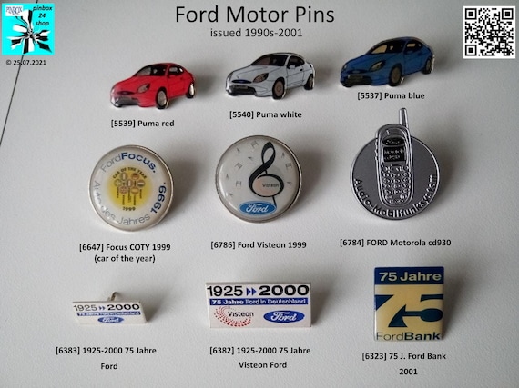 Ford Pins: Style in Detail