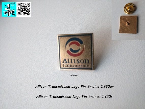 Enamel pin by Allison Transmission - 80's