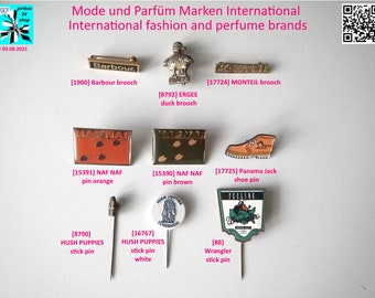 Fashion & Perfume Pins - A Touch of Elegance!