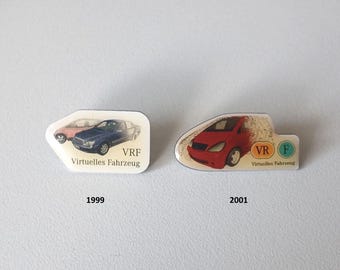 Digital Era: Mercedes-Benz "VFR" Campaign Pins from IAA 1999 & 2001