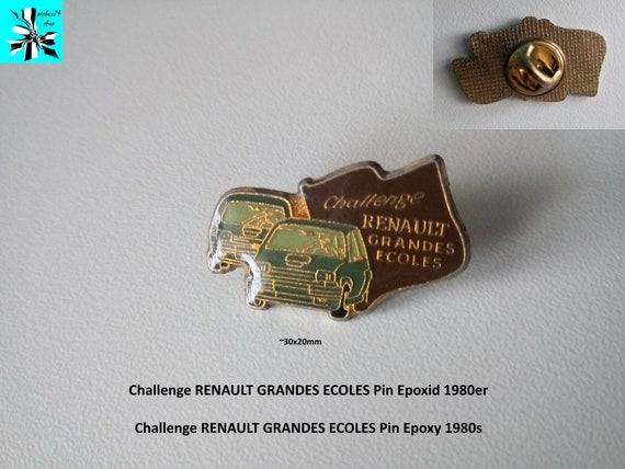 Challenge RENAULT GRANDES ECOLES Pin Epoxy 1980s