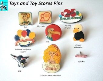 Play with style: Pins for toy fans