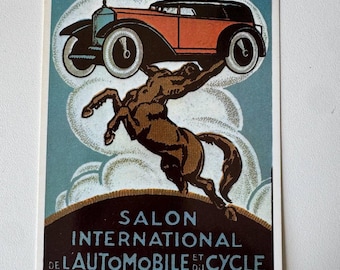 Geneva Motor Show Postcard – Salon International de l’Automobile et du Cycle 1925 – 20–29 March