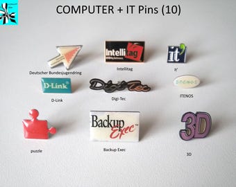 Computer +  IT Pins (10) 1990er -  choose now :-)