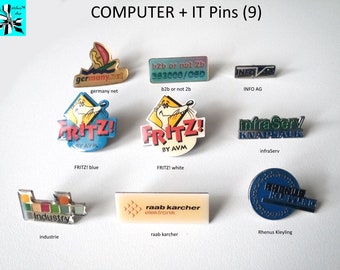 Retro Computer IT Pins - 1990s/2000s Style! part 9