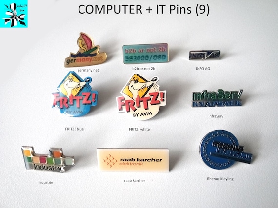 Retro Computer IT Pins - 1990s/2000s Style! part 9