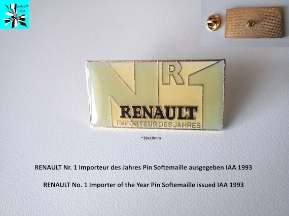 RENAULT No. 1 Importer of the Year Pin soft enamel issued IAA 1993