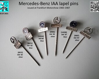 Exclusive Mercedes-Benz Pins – A Piece of Automotive History!