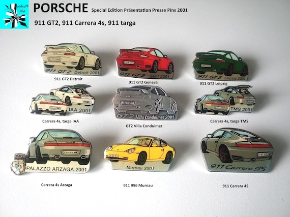 Porsche Special Edition Pins 2001 - witnesses to the history of Porsche