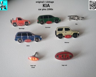 Unique 90's KIA Car Pins - Choose Now!