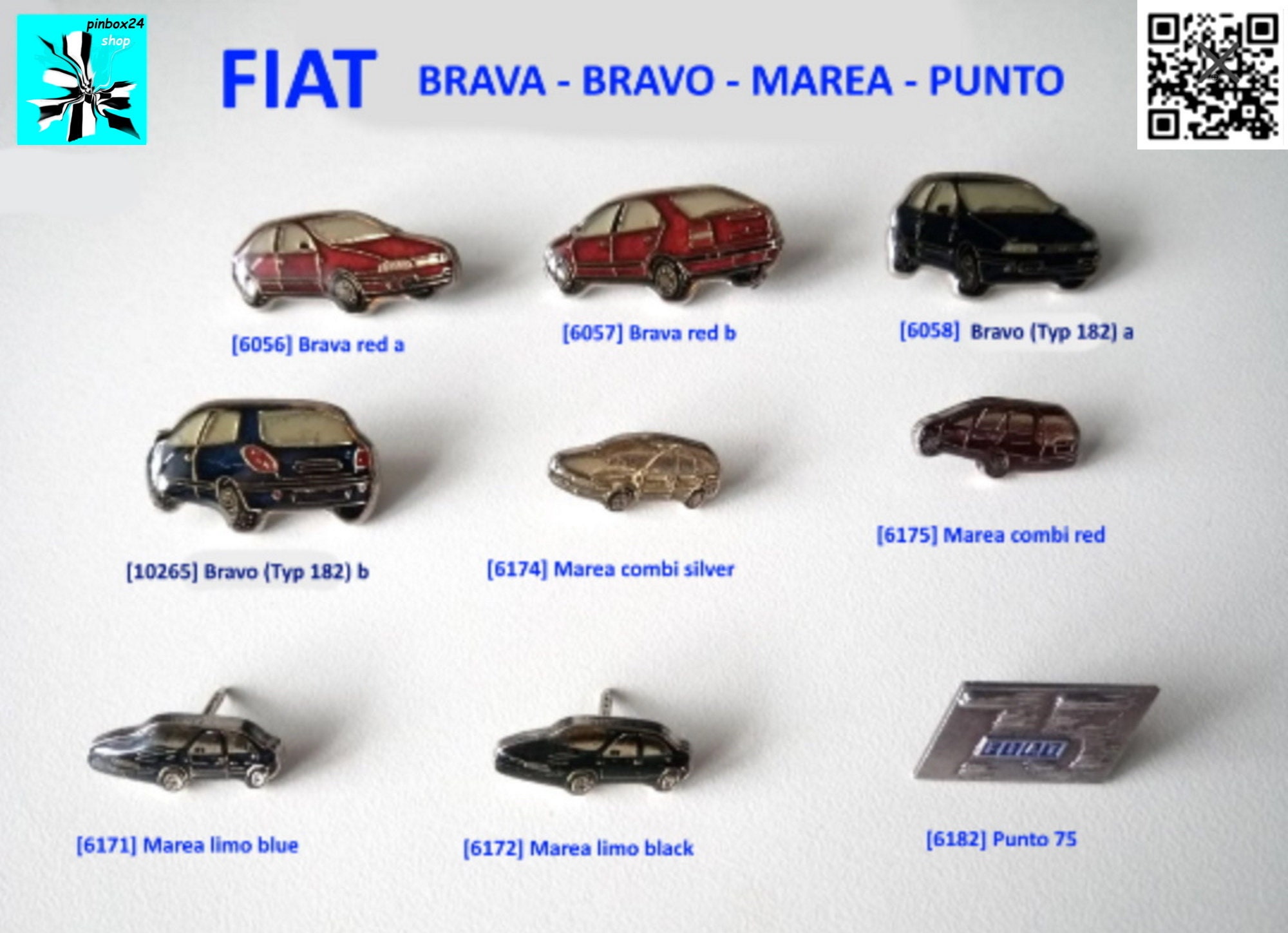 Pin's FIAT Collectionnez-les tous - Etsy France