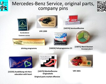 Original Mercedes-Benz service pins