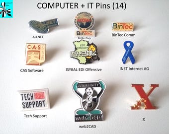 IT Promo Pins - CEBIT 90s Collectibles (14)