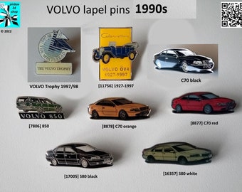 VOLVO pins: collectibles from the 90s