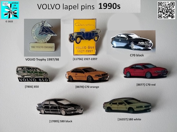 VOLVO pins: collectibles from the 90s