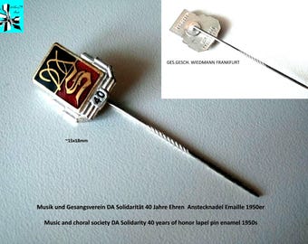 40 Years of Harmony: Rare Choir Pin from the 50s