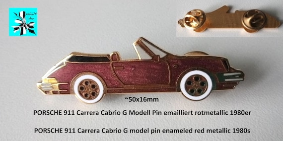 Porsche 911 Carrera G convertible - Enamel Pin