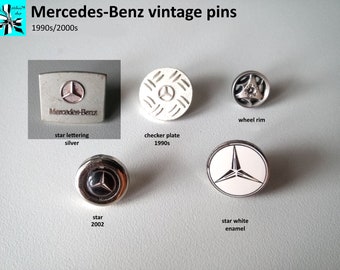 Unique Mercedes-Benz star pins
