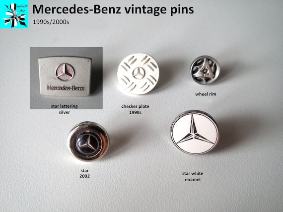 Unique Mercedes-Benz star pins