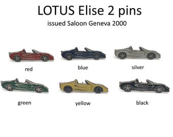 LOTUS Elise 2 Pins - Colorful Collectibles from Geneva Show