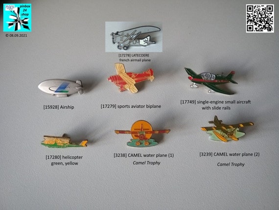 Our pins are heaven for airplane and helicopter fans