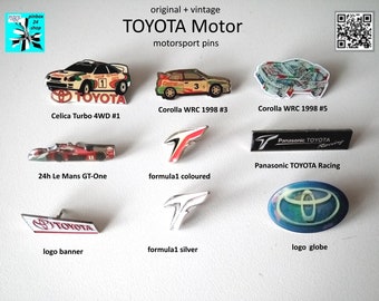 TOYOTA Motorsport Pins - choose now!