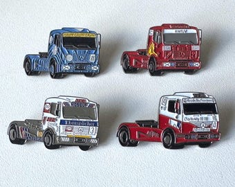 Mercedes Benz Actros Truck Racing Enamel Pins Motorsport Team Selection Collectibles