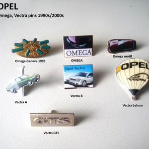 Sammeln Sie die legendären Opel Omega und Vectra Pins