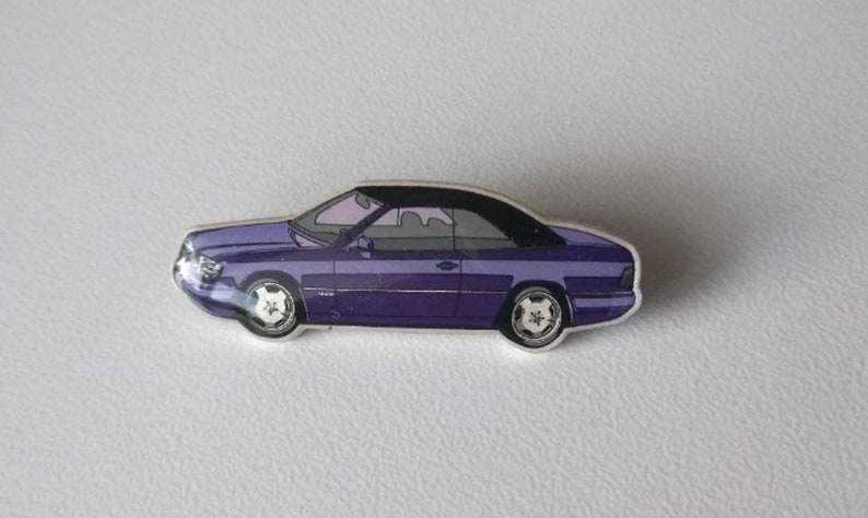 Mercedes Benz Enamel Pins AMG E36 E Class W124 W210 500E Selection Automotive Collectibles E36 AMG Cabriolet