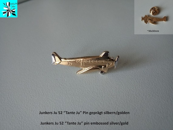 Junkers Ju 52 Pin - Aunt Ju