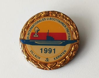 Honor and Adventure: 29th Submariners' Meeting Villach Brooch