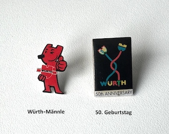 Wuerth Promo Pin – Maennle & 50‑year anniversary designs to choose from