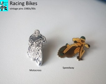 Racing chic with motorcycle pins