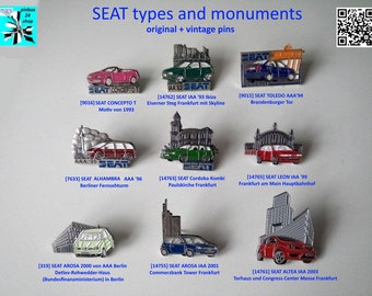 SEAT Pins - Models and Shows of the 90s and 2000s!