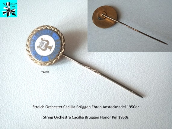 String Orchestra Cecillia  Brüggen Honor Pin 1950s