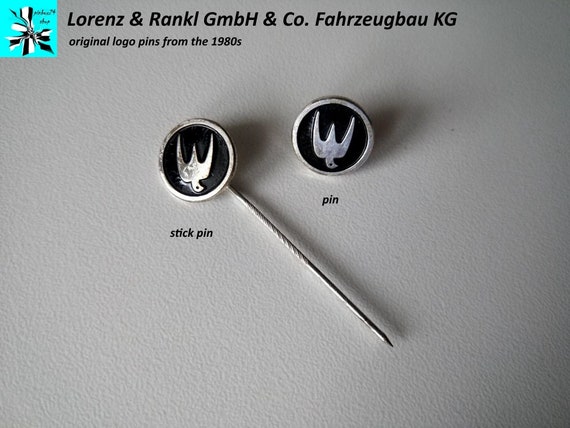 A piece of history - Lorenz & Rankl supercar pins