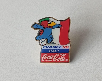 Refreshing Memories: Coca-Cola France 98 Italy Pin