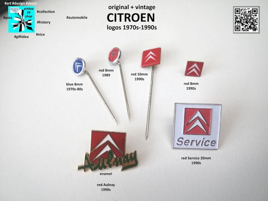 CITROEN ORIGINE MONOGRAMME LOGO EMBLÈME INSIGNE CUSTODES SIGLES