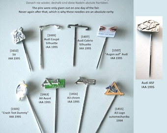 Audi Pins - Get this limited special edition