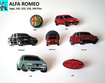 Collect Alfa Romeo pins - 145, 155, 156, 166