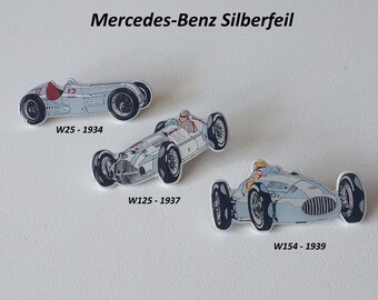 Mercedes-Benz Silver Arrow Pins – A Timeless Collector’s Gem!