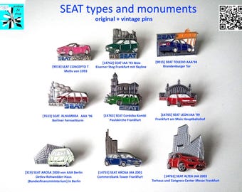 SEAT Pins - Models and Shows of the 90s and 2000s!