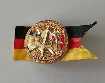 Honor and Unity: XXVII. Submariners' Congress St. Malo Medal Brooch