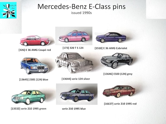Faszinierende Mercedes-Benz Fahrzeug Pins – Exklusive Motive legendärer 90er-Modelle