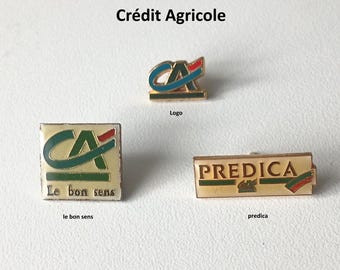 Crédit Agricole Promotional Pins – Vintage Collector’s Items from the 1990s